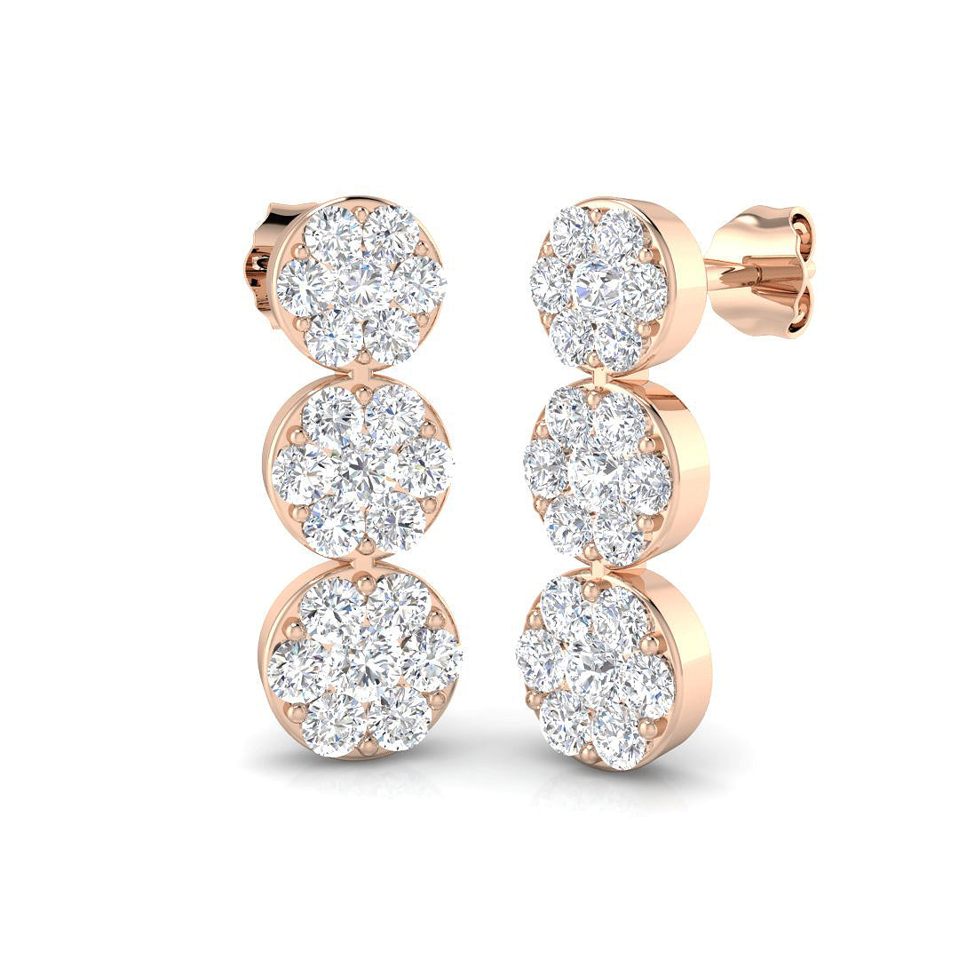 SE4870 — Earrings - 9k Rose Gold