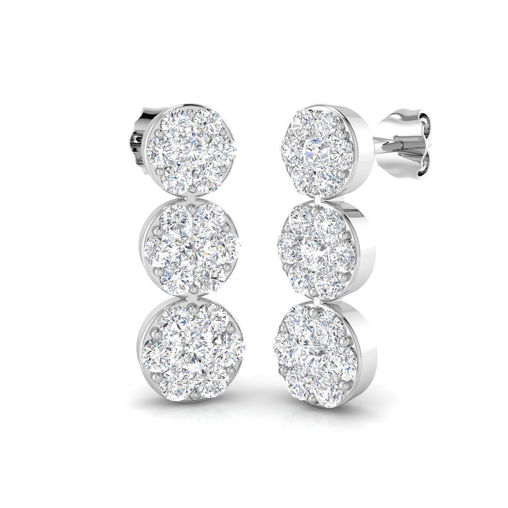 SE4870 — Earrings - 9k White Gold