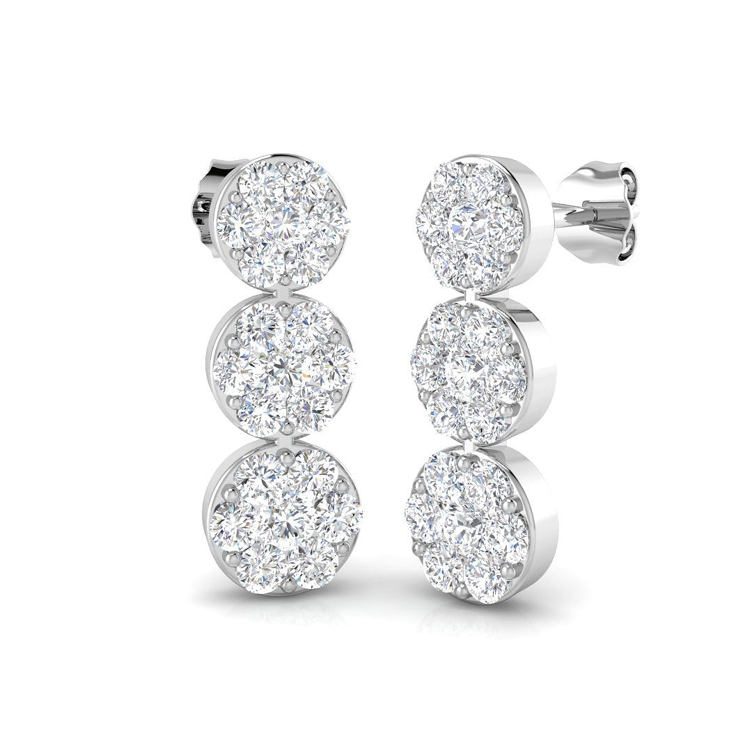 SE4870 — Earrings - 9k White Gold