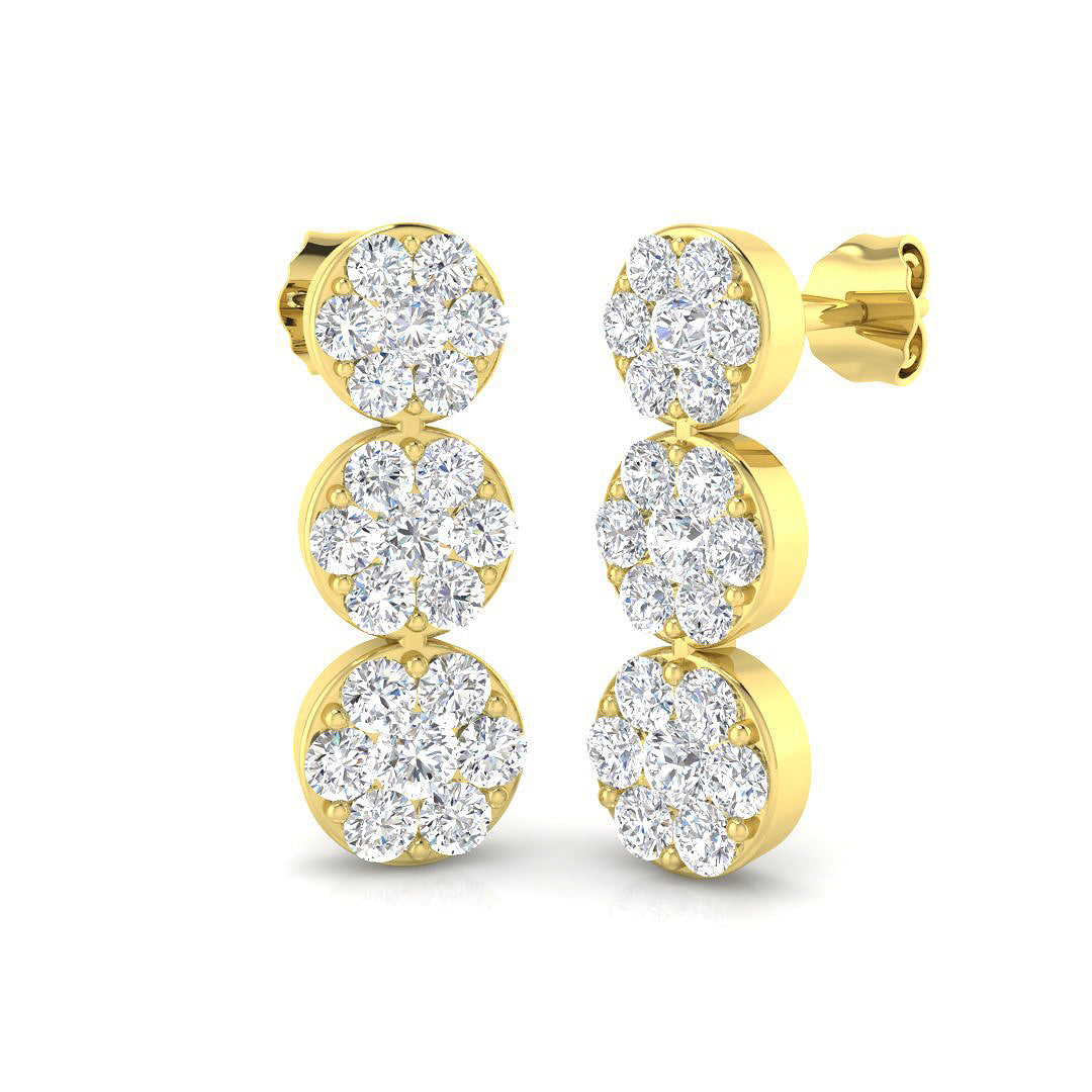 SE4870 — Earrings - 9k Yellow Gold