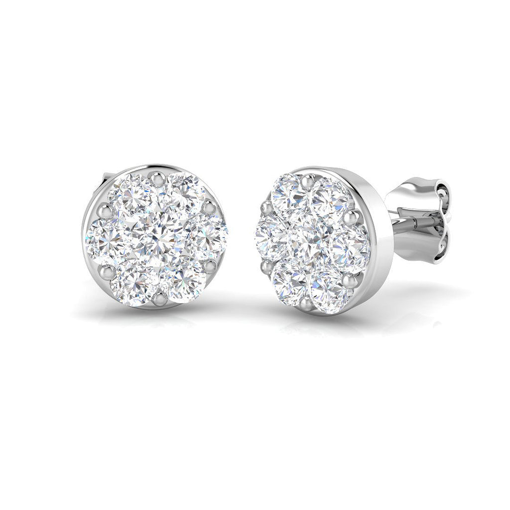 SE4871 — Earrings - 9k White Gold