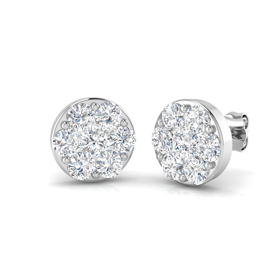 SE4872 — Earrings - 9k White Gold