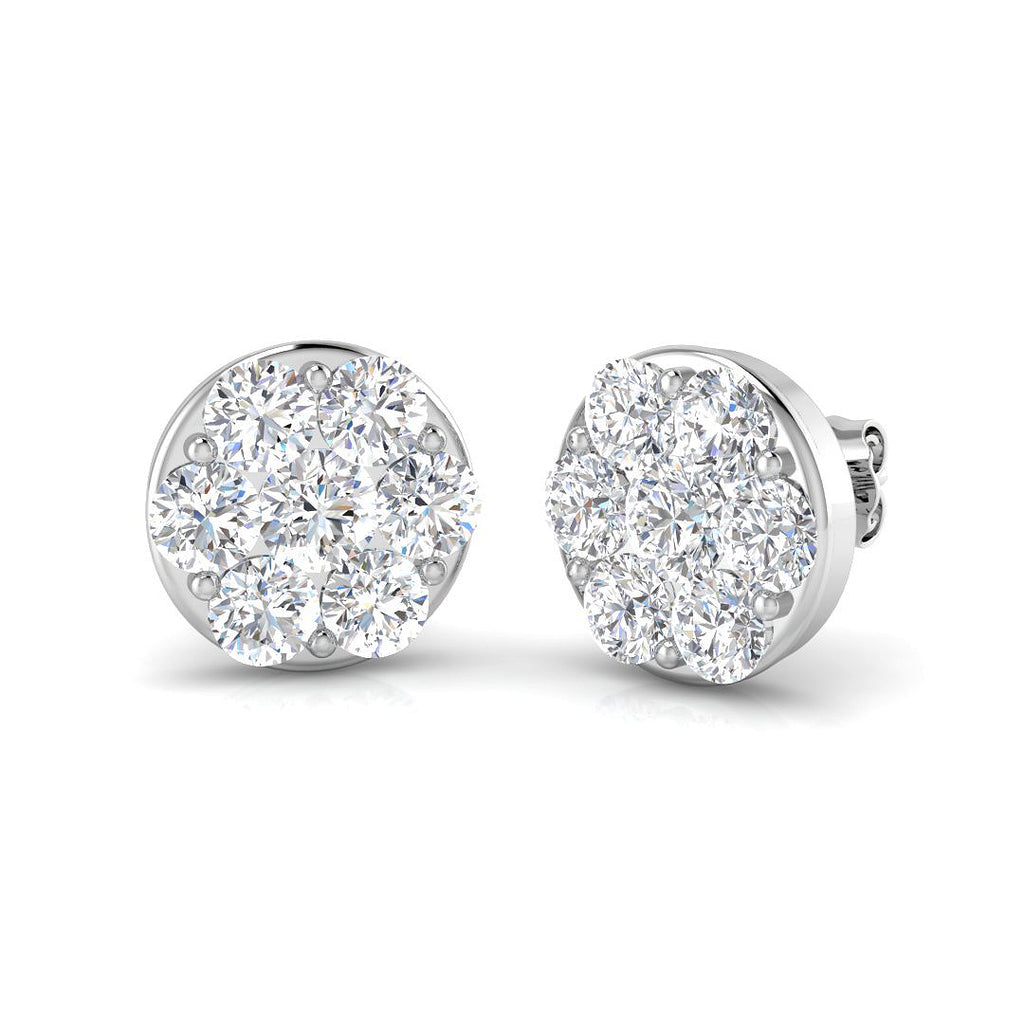 SE4873 — Earrings - 9k White Gold