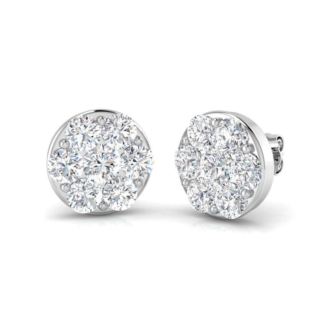 SE4873 — Earrings - 9k White Gold