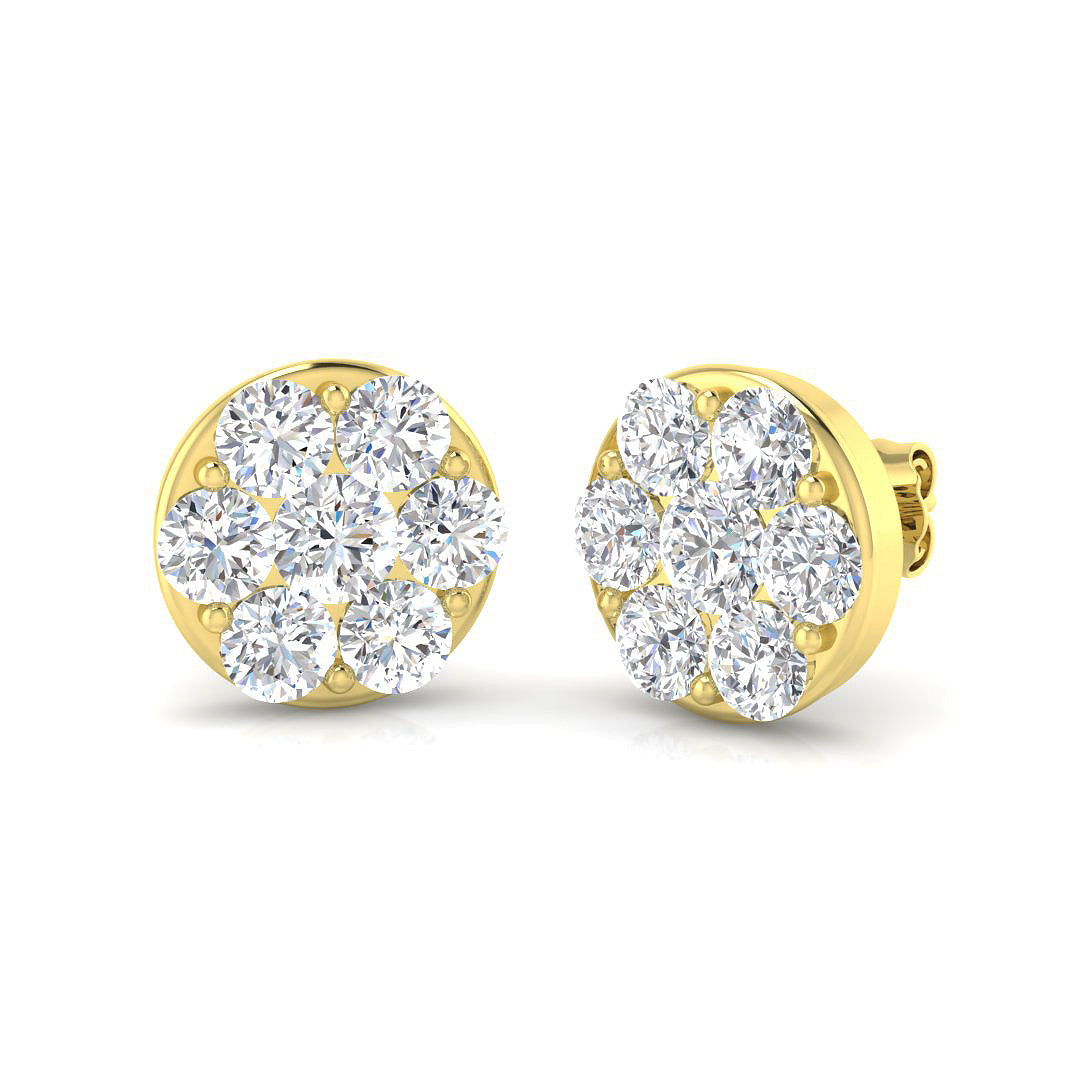 SE4873 — Earrings - 9k Yellow Gold