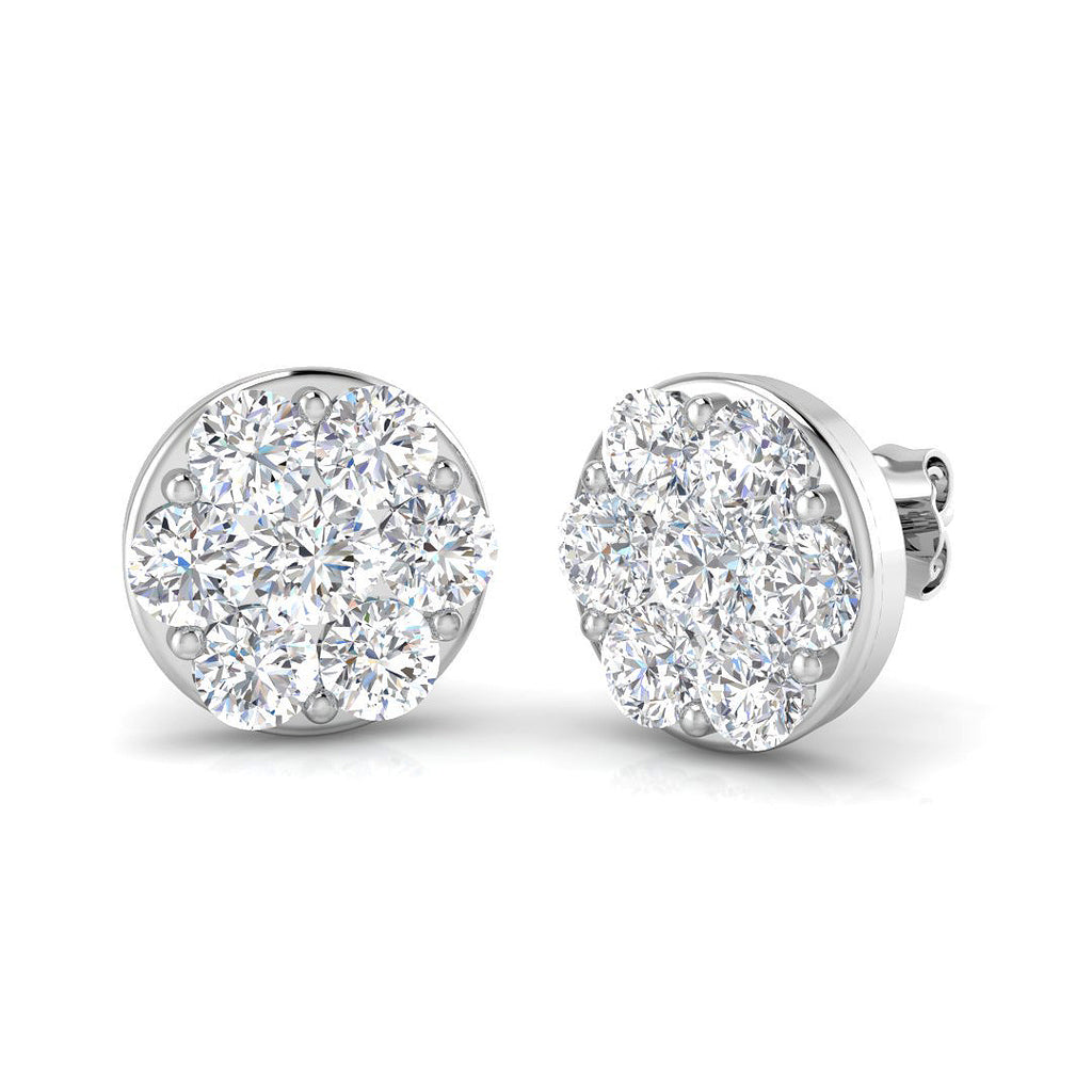SE4874 — Earrings - 9k White Gold