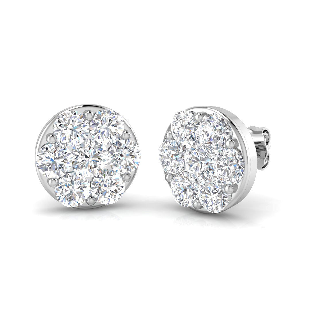 SE4874 — Earrings - 9k White Gold