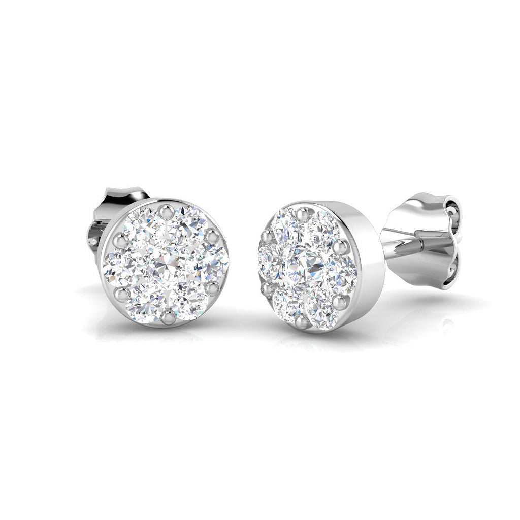 SE4875 — Earrings - 9k White Gold