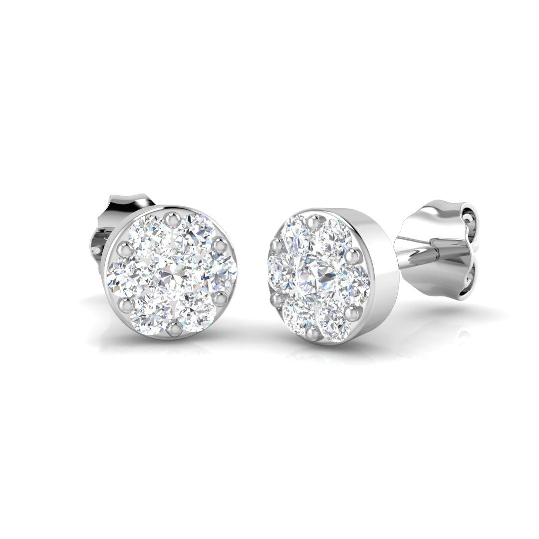 SE4875 — Earrings - 9k White Gold
