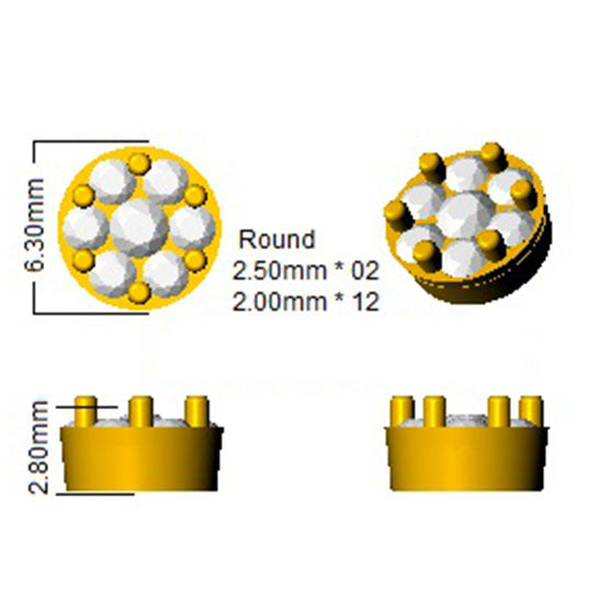 SE4875 — Earrings - 9k Yellow Gold detail