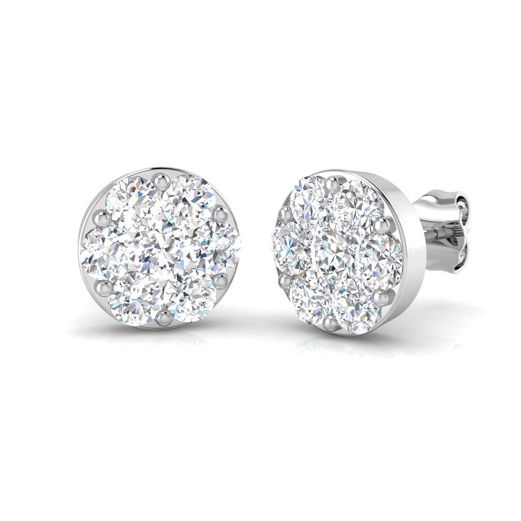 SE4876 — Earrings - 9k White Gold