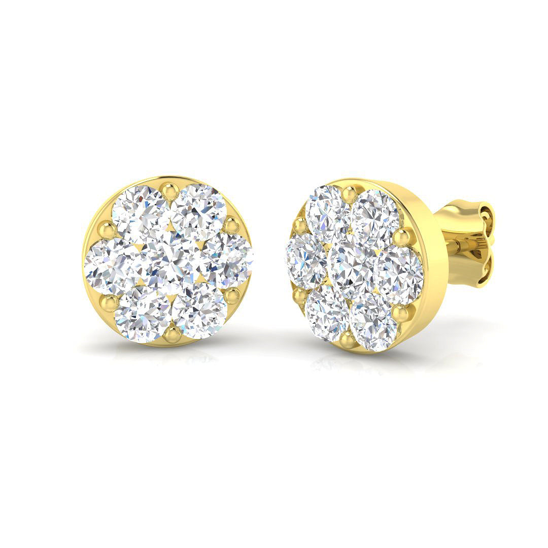 SE4876 — Earrings - 9k Yellow Gold