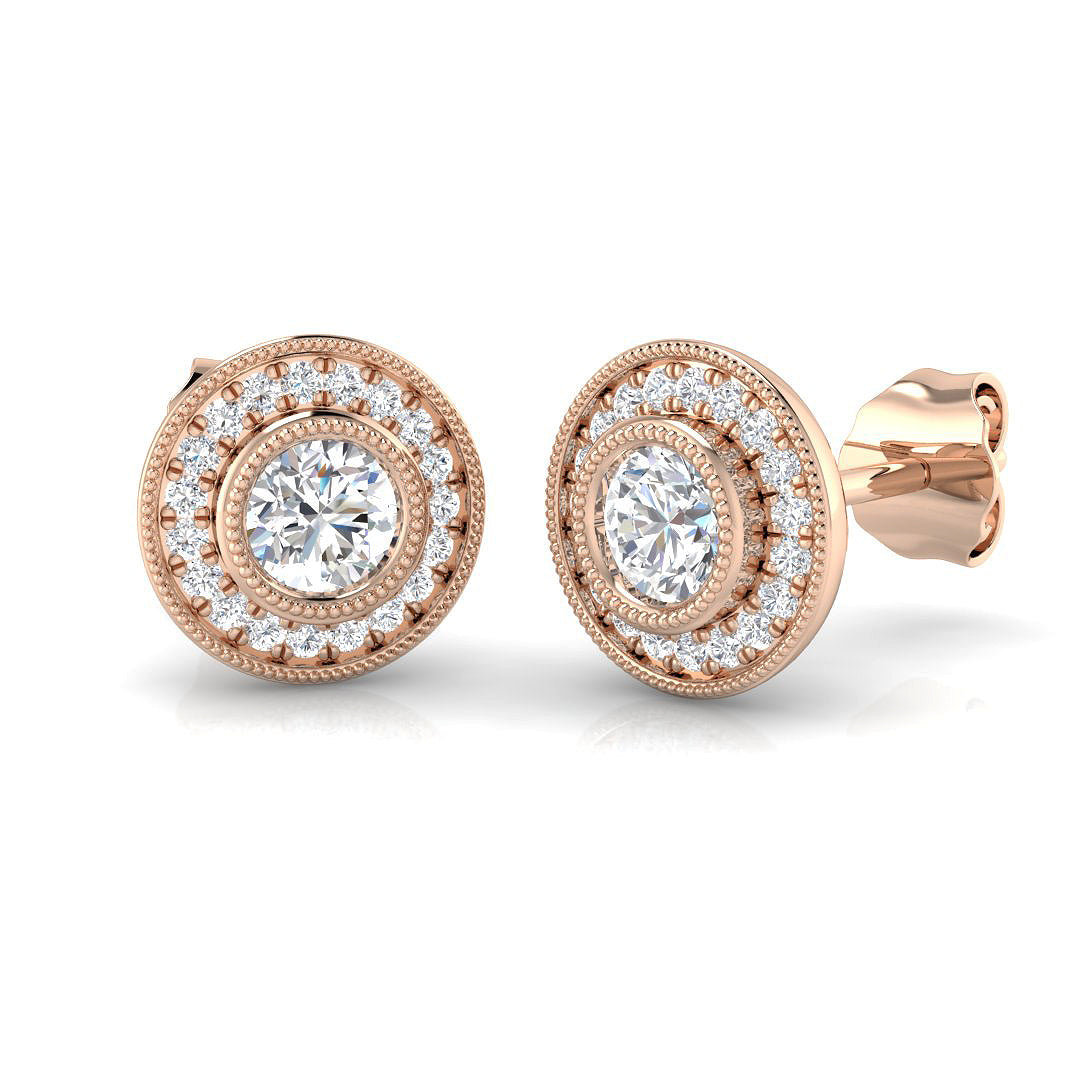 SE4887 — Earrings - 9k Rose Gold