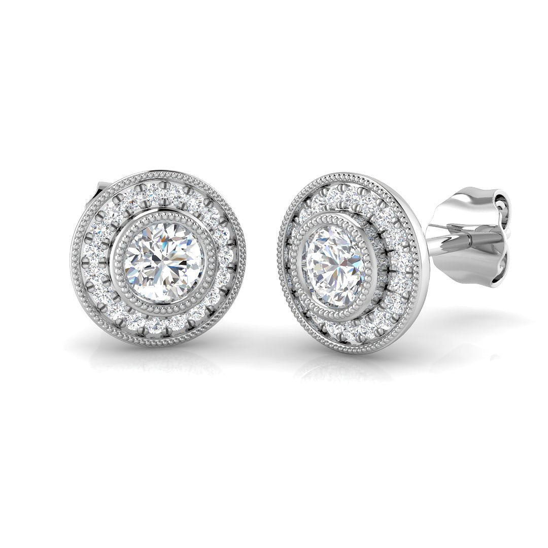 SE4887 — Earrings - 9k White Gold