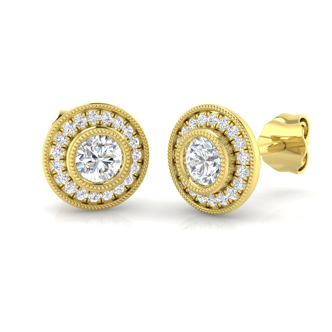 SE4887 — Earrings - 9k Yellow Gold