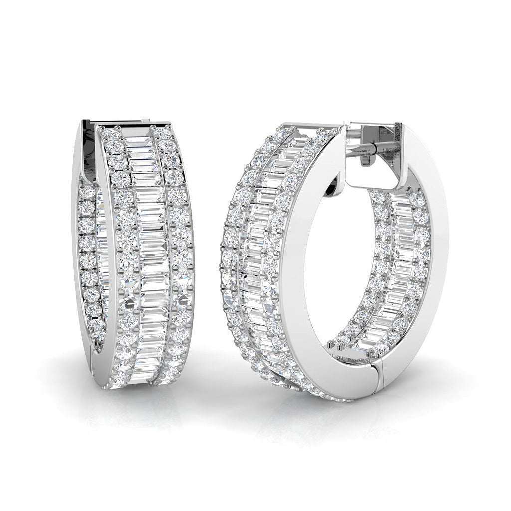 SE4895A — Earrings - 9k White Gold