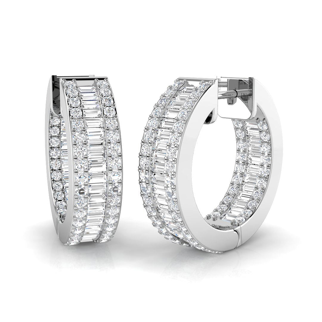 SE4895A — Earrings - 9k White Gold