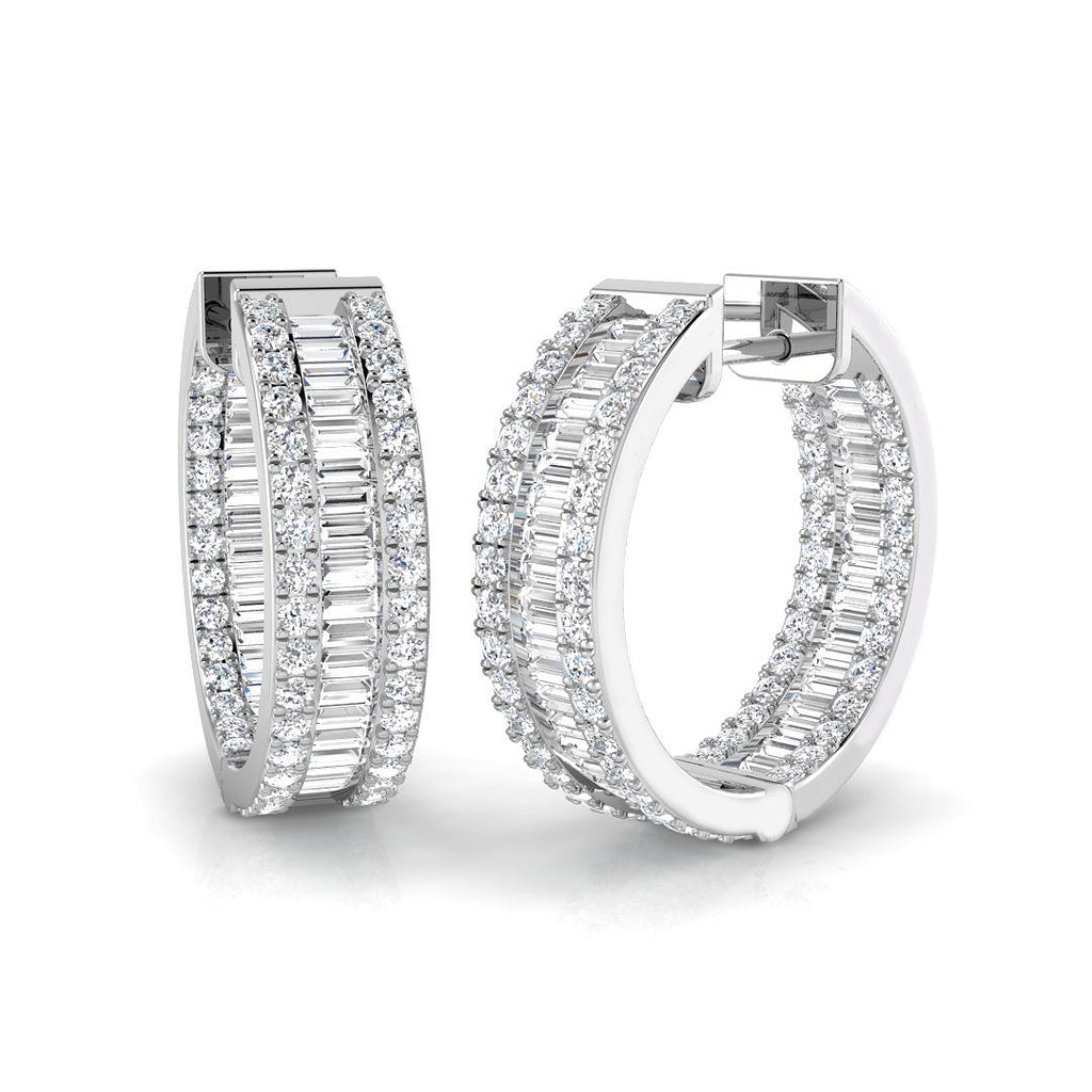 SE4895 — Earrings - 9k White Gold