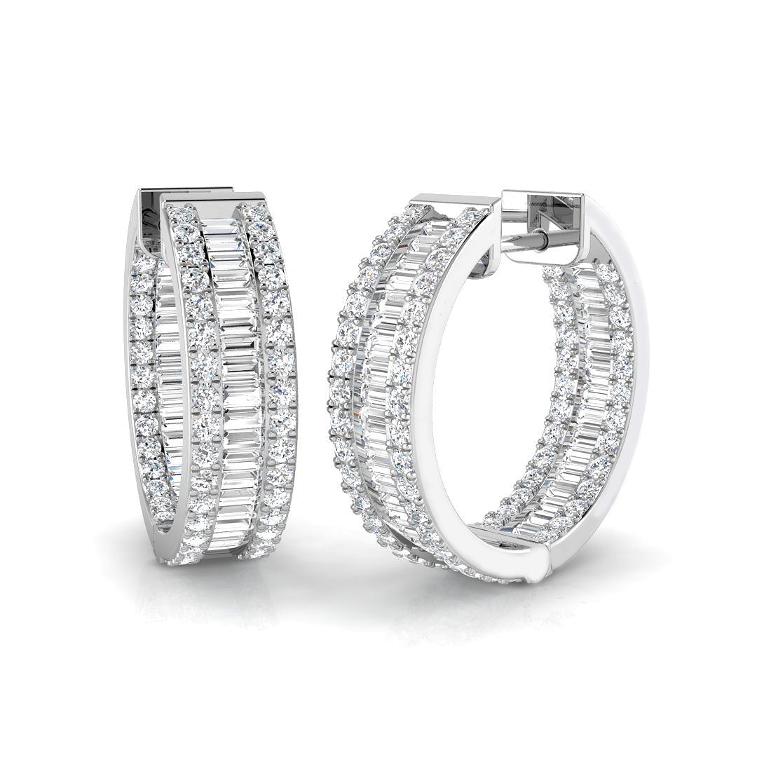 SE4895 — Earrings - 9k White Gold