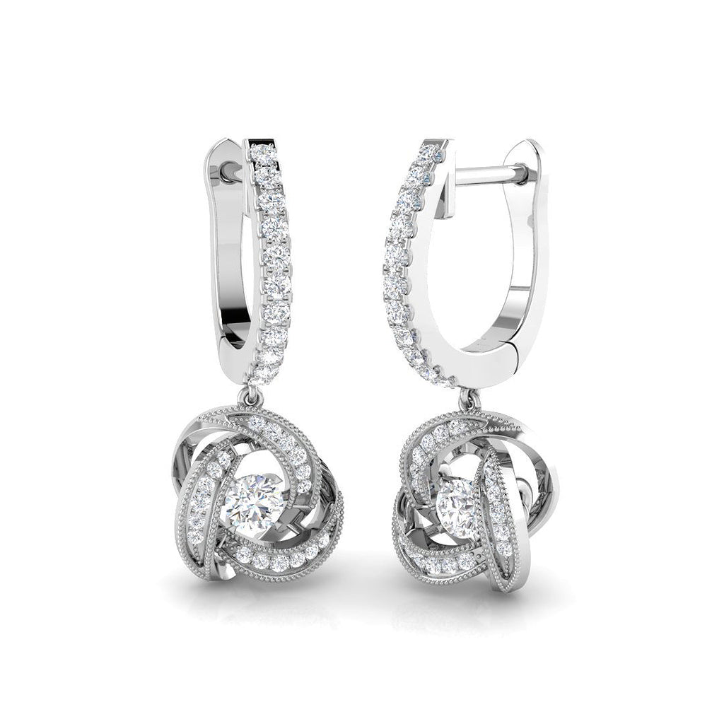 SE4898 — Earrings - 9k White Gold