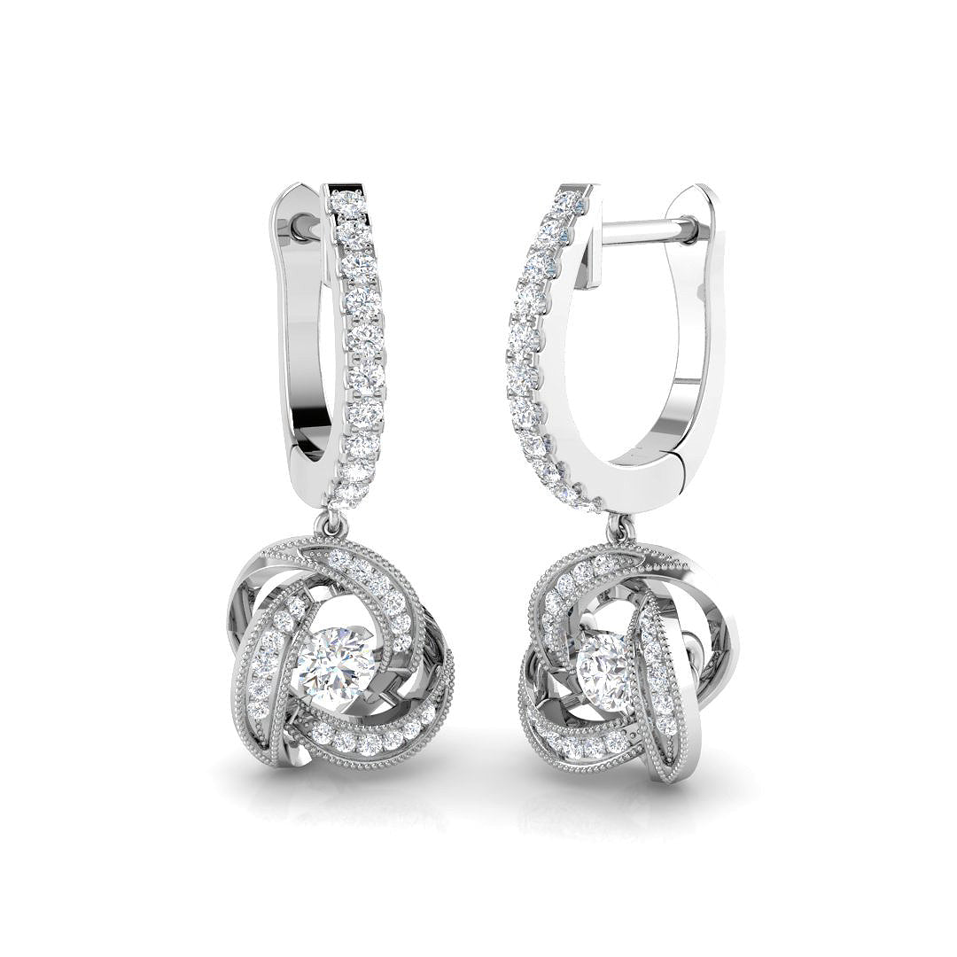 SE4898 — Earrings - 9k White Gold