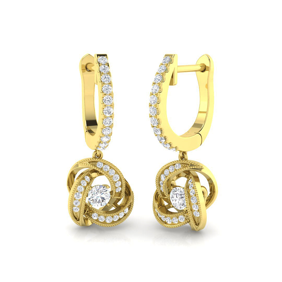 SE4898 — Earrings - 9k Yellow Gold