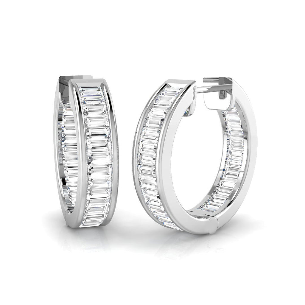 SE4907 — Earrings - 9k White Gold