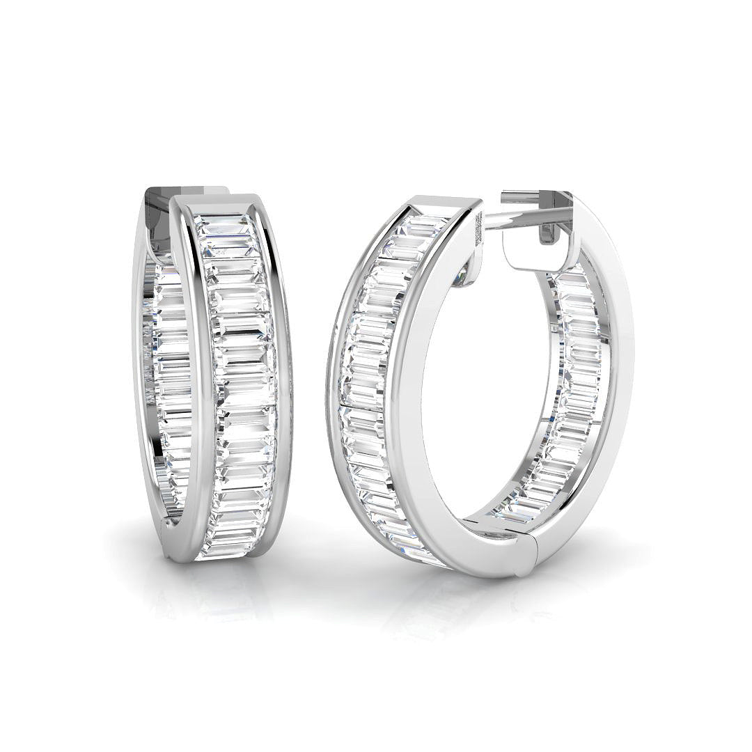 SE4907 — Earrings - 9k White Gold