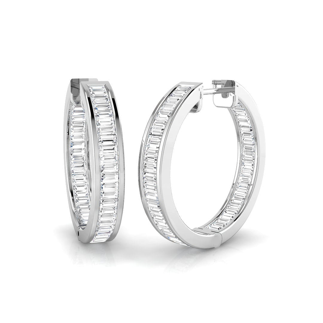 SE4908 — Earrings - 9k White Gold