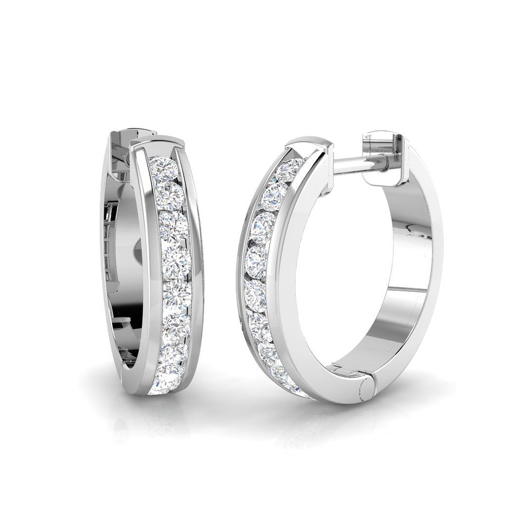 SE4913 — Earrings - 9k White Gold