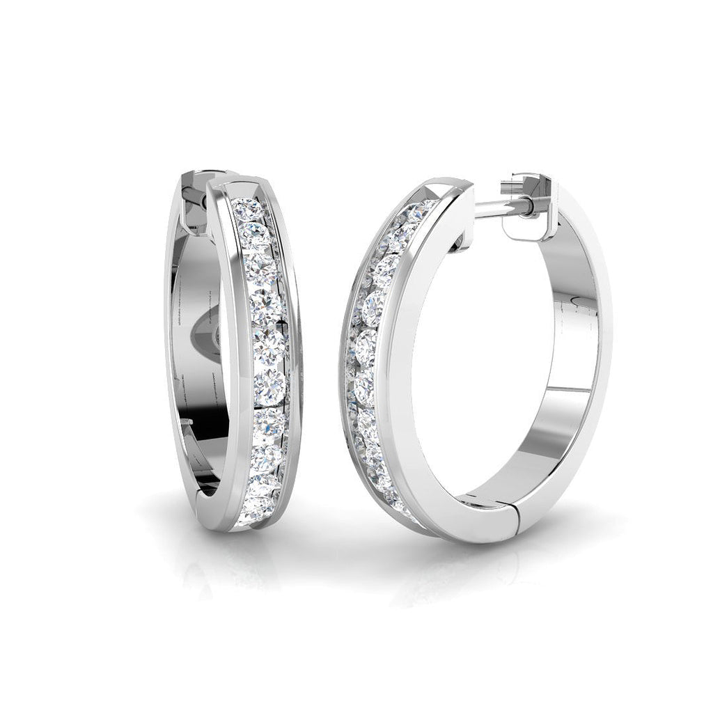 SE4914 — Earrings - 9k White Gold