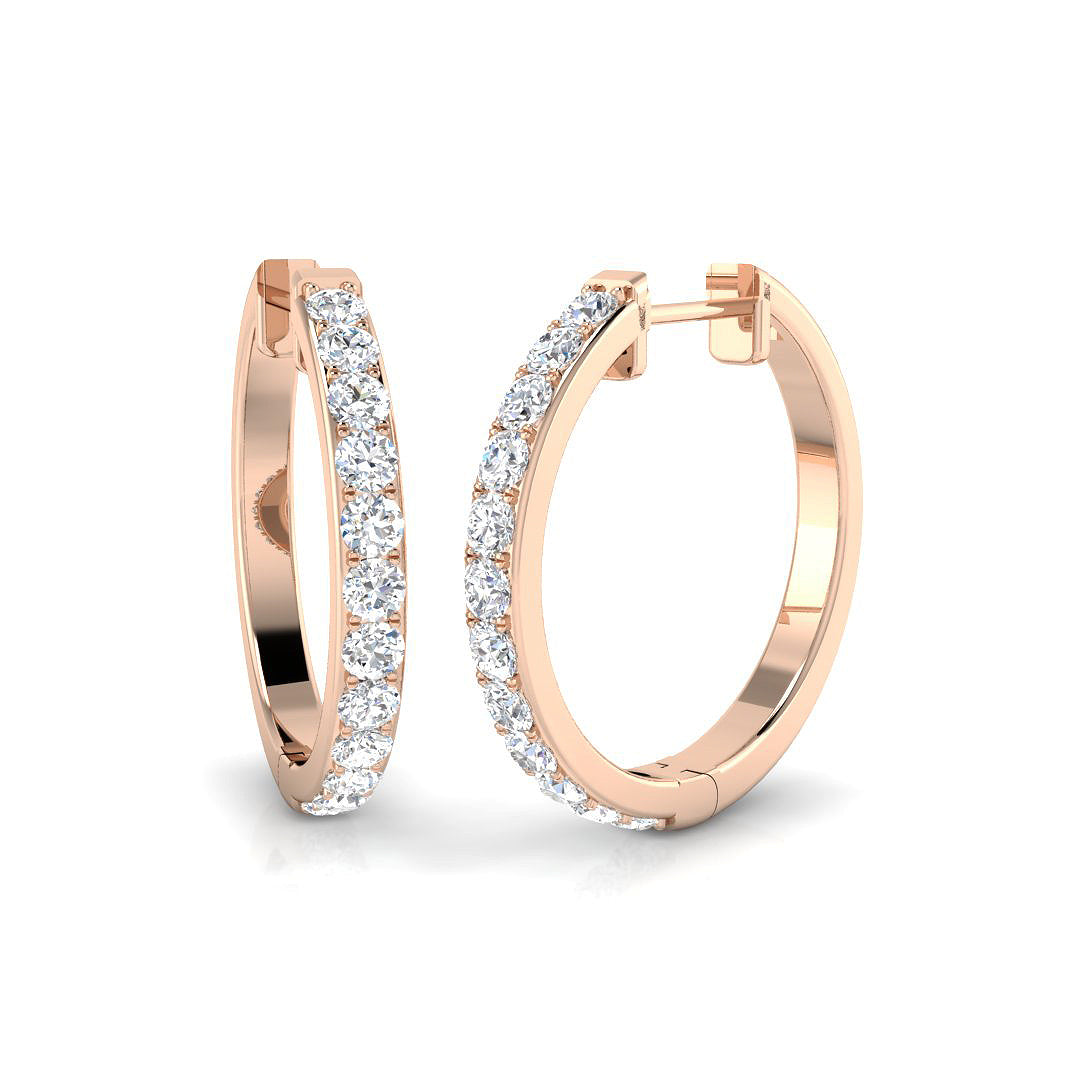 SE4916 — Earrings - 9k Rose Gold