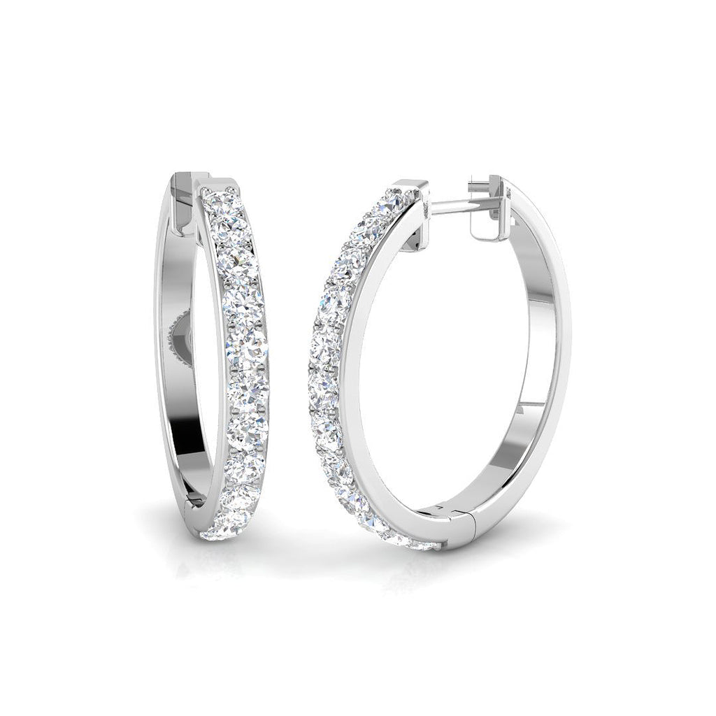 SE4916 — Earrings - 9k White Gold