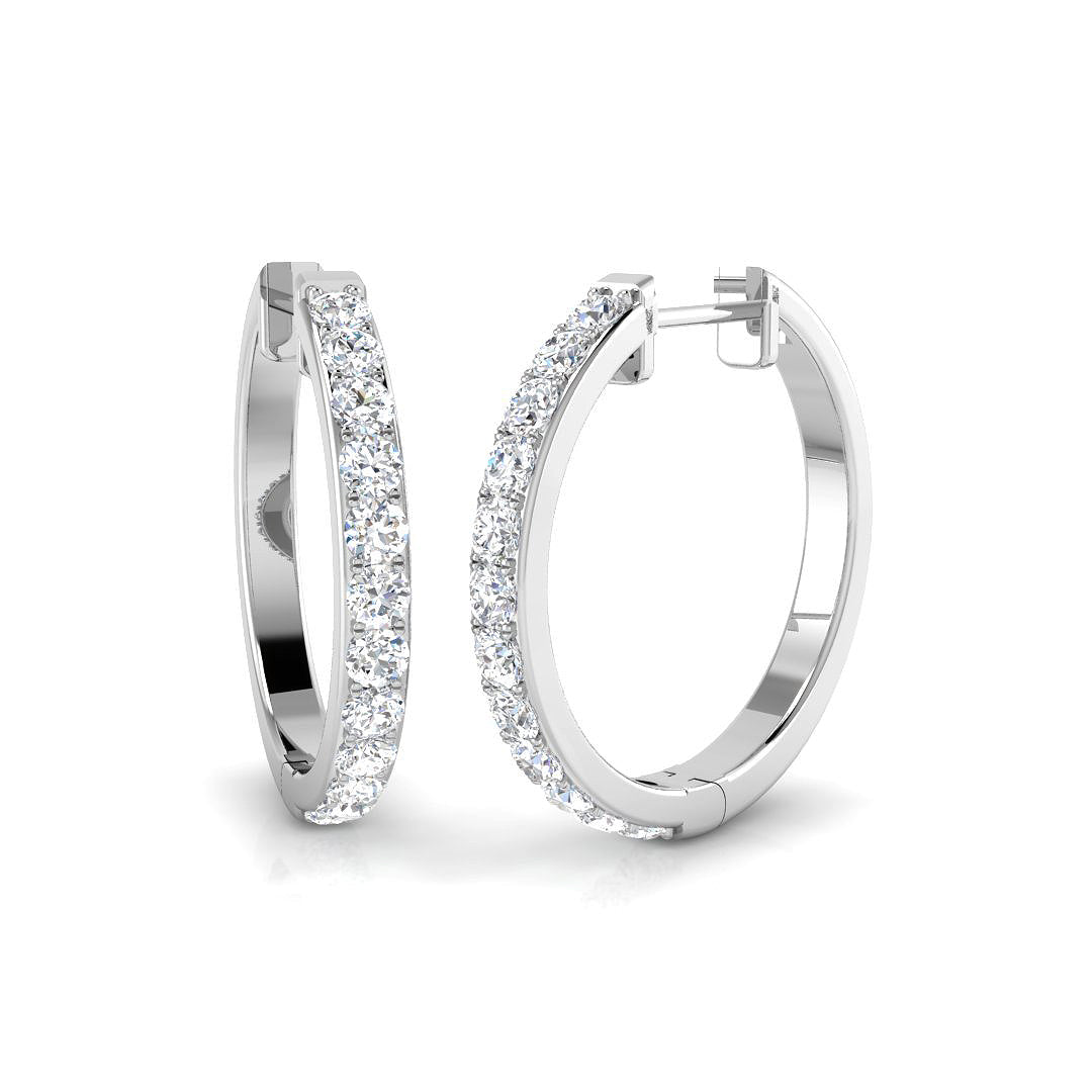 SE4916 — Earrings - 9k White Gold
