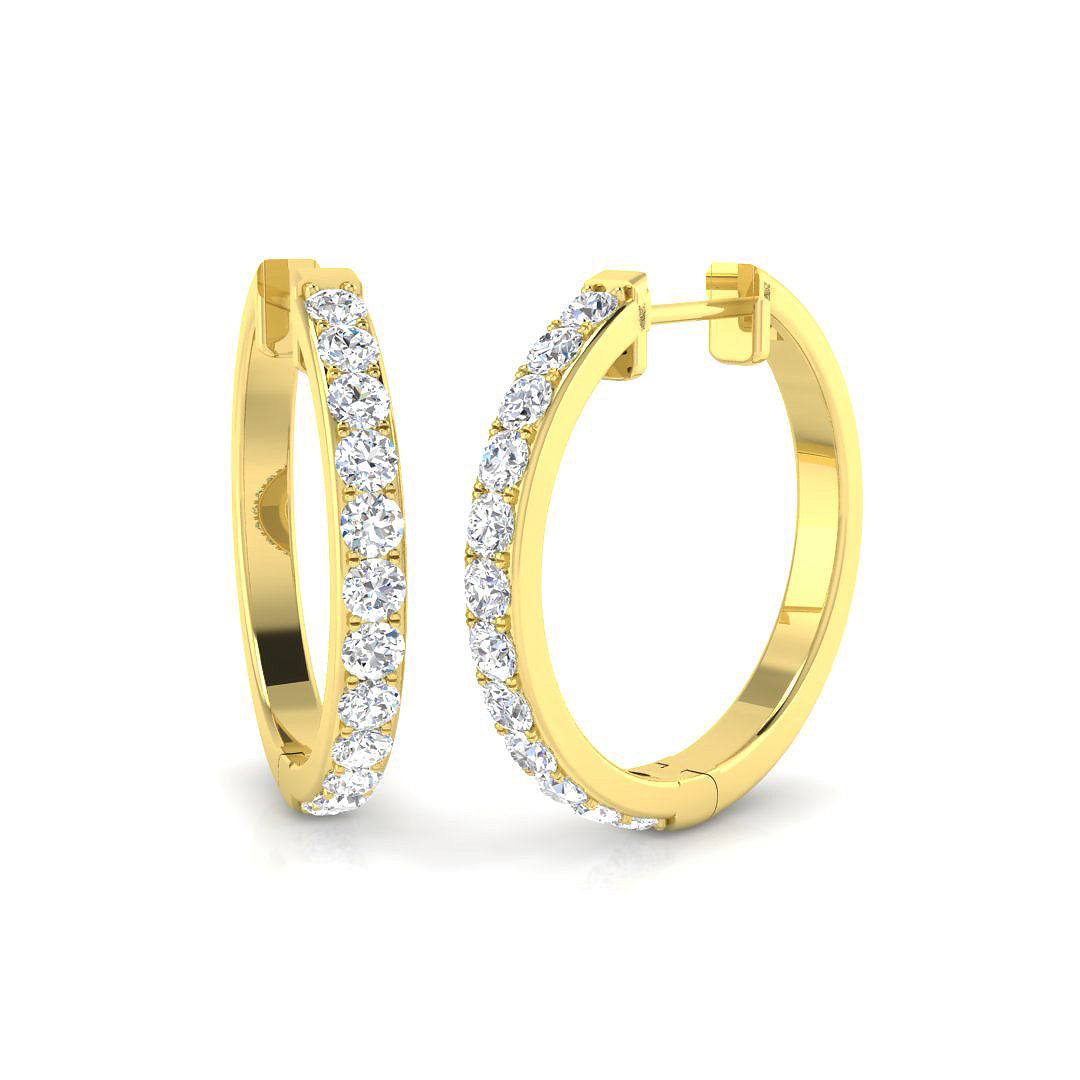 SE4916 — Earrings - 9k Yellow Gold