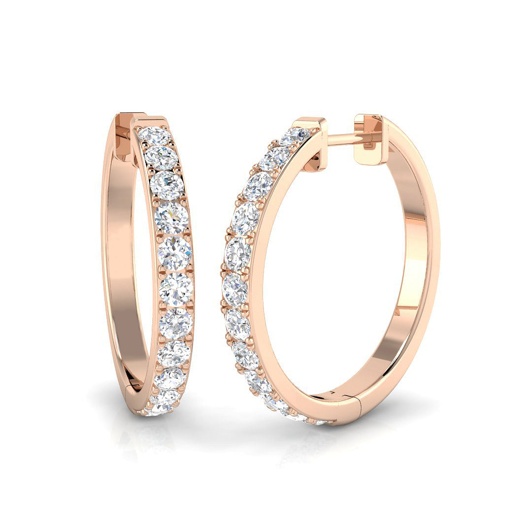 SE4917 — Earrings - 9k Rose Gold