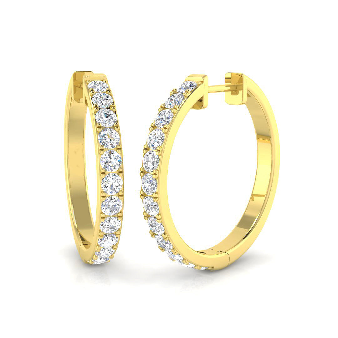 SE4917 — Earrings - 9k Yellow Gold