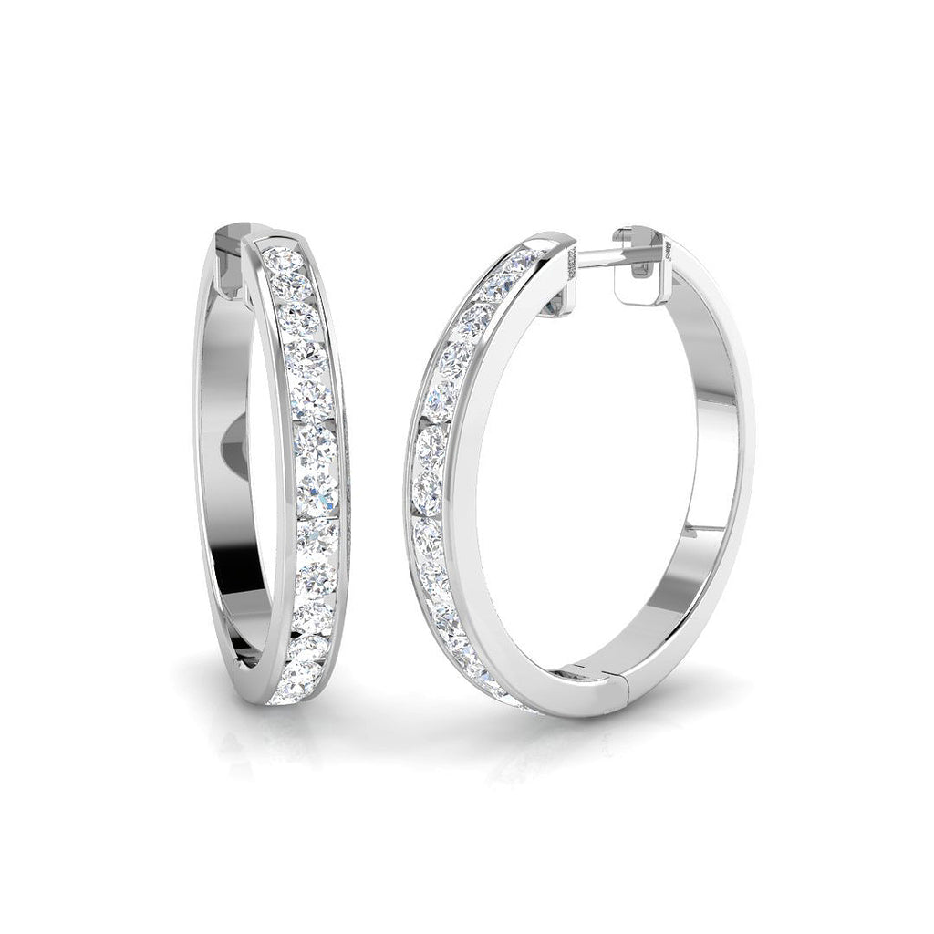 SE4918 — Earrings - 9k White Gold