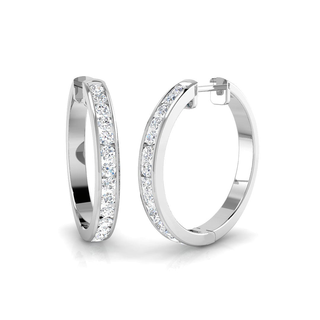 SE4918 — Earrings - 9k White Gold