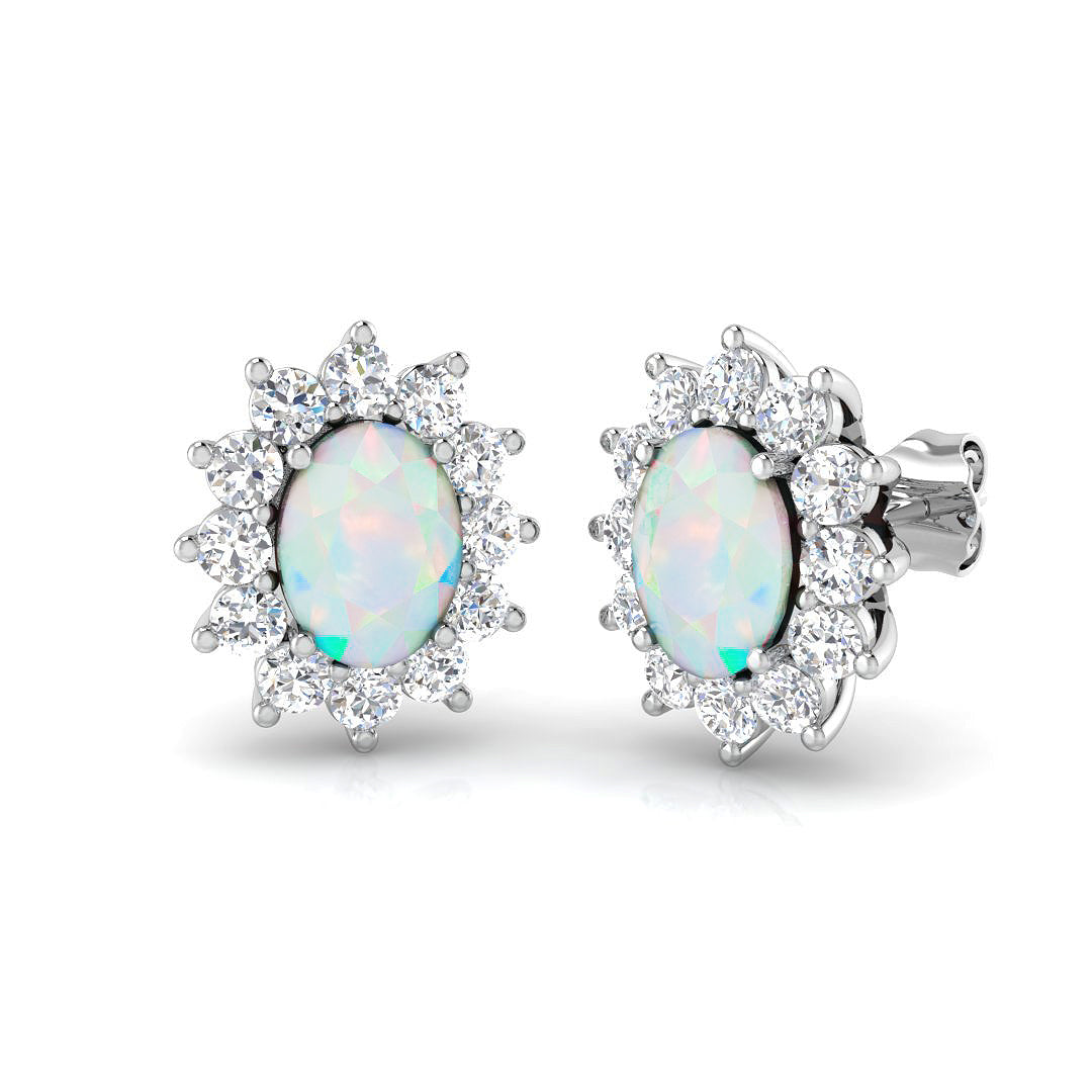 SE4919 — Earrings - 9k White Gold