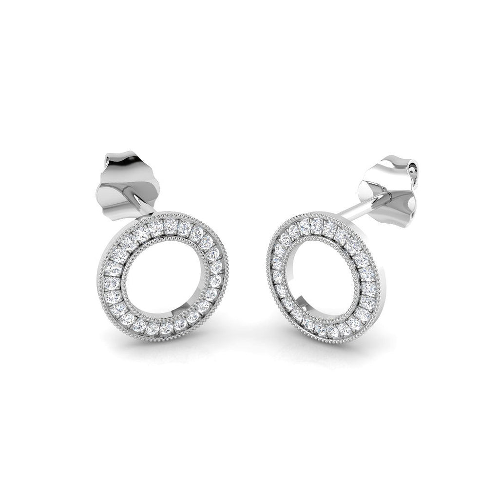 SE4922 — Earrings - 9k White Gold