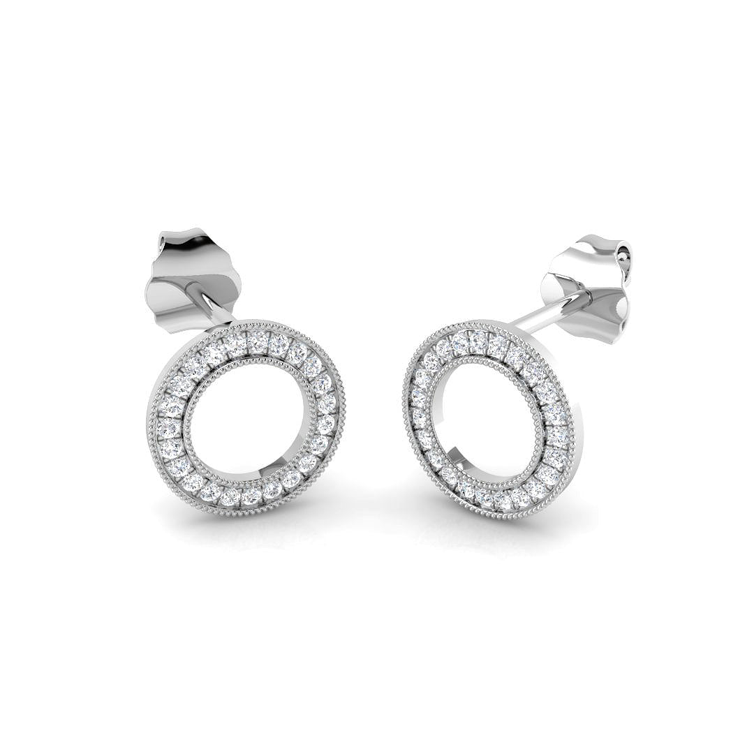SE4922 — Earrings - 9k White Gold