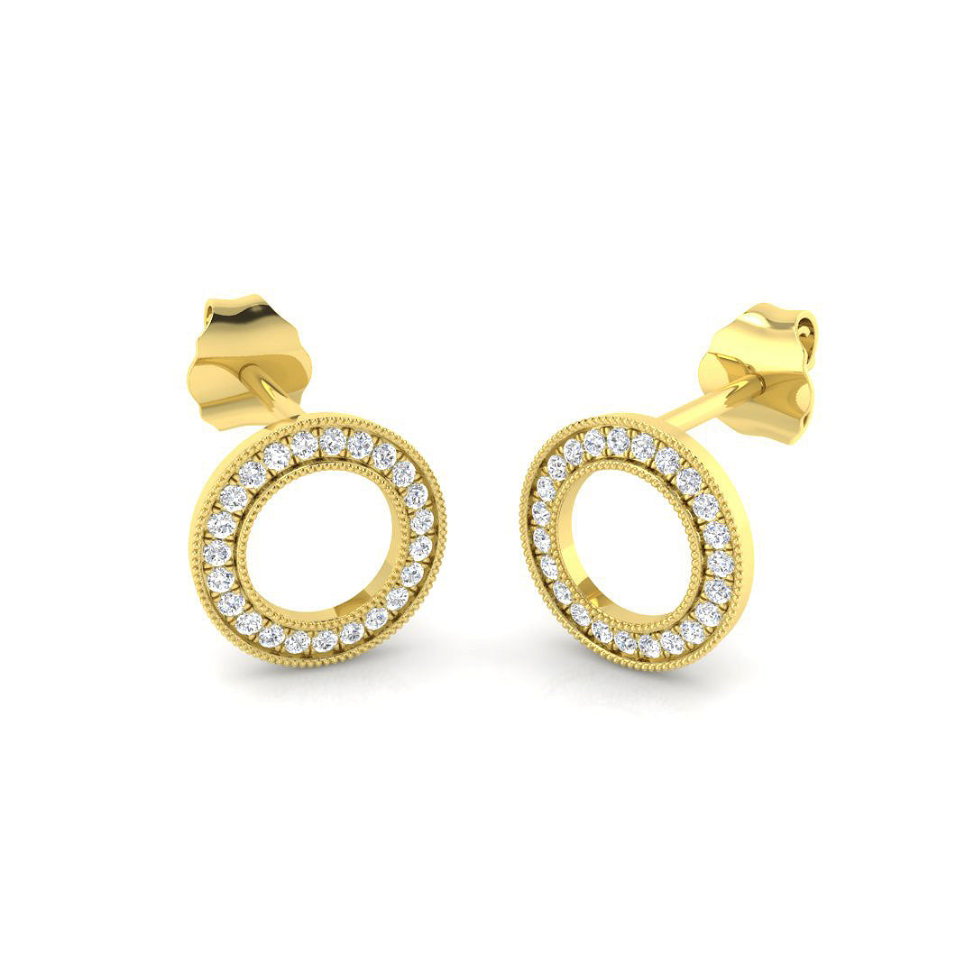 SE4922 — Earrings - 9k Yellow Gold