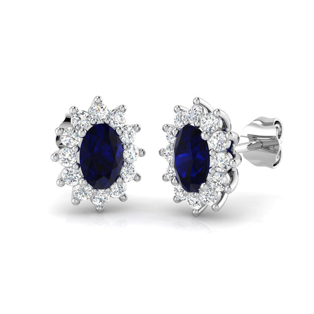 SE4923 — Earrings - 18 KT White Gold