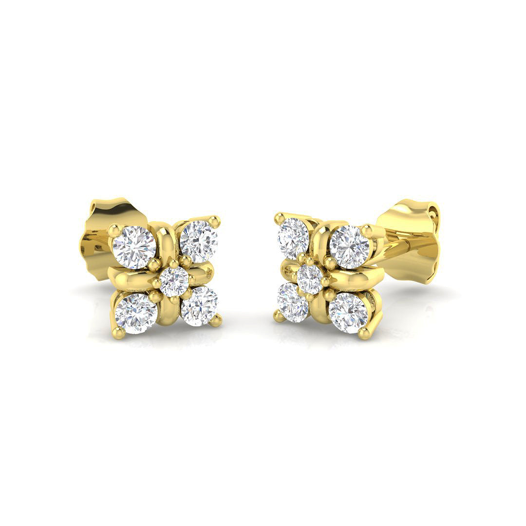 SE4925 — Earrings - 9k Yellow Gold