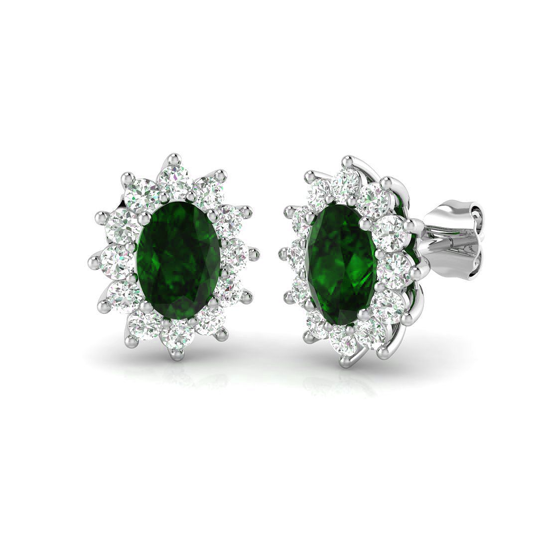 SE4929 — Earrings - 9k White Gold
