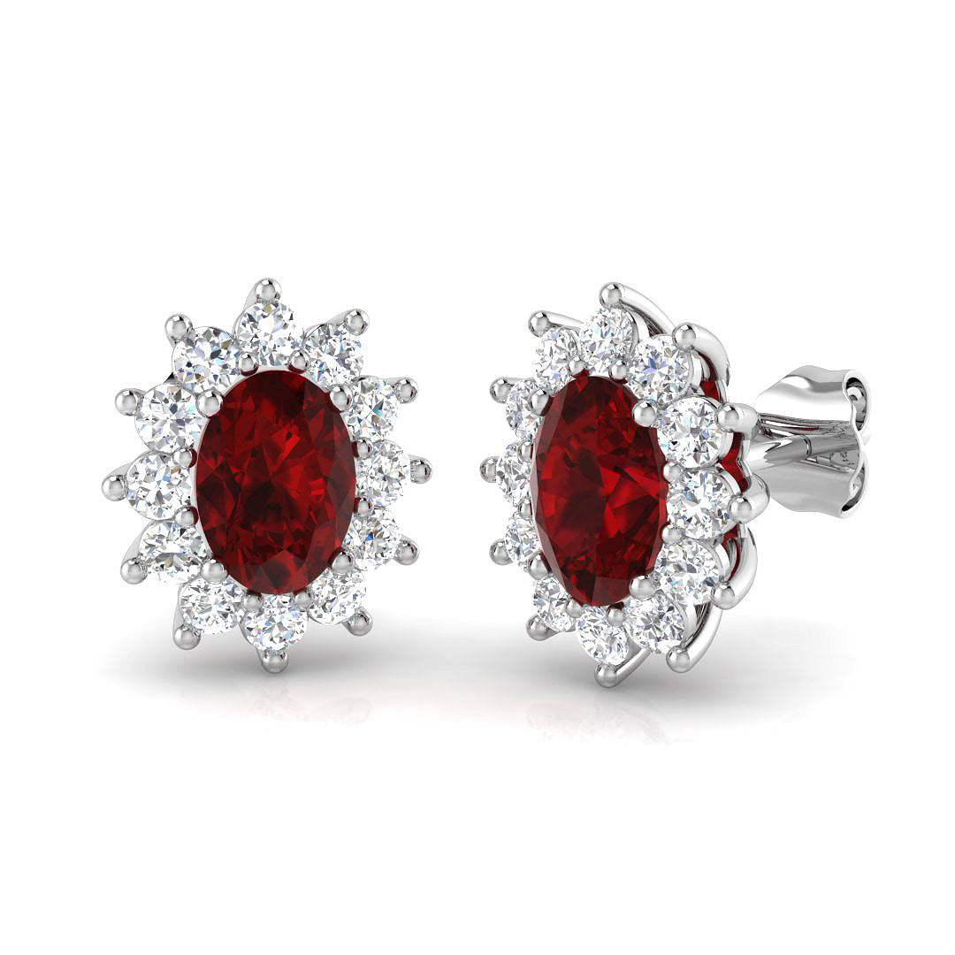 SE4929 — Earrings - 18 KT White Gold