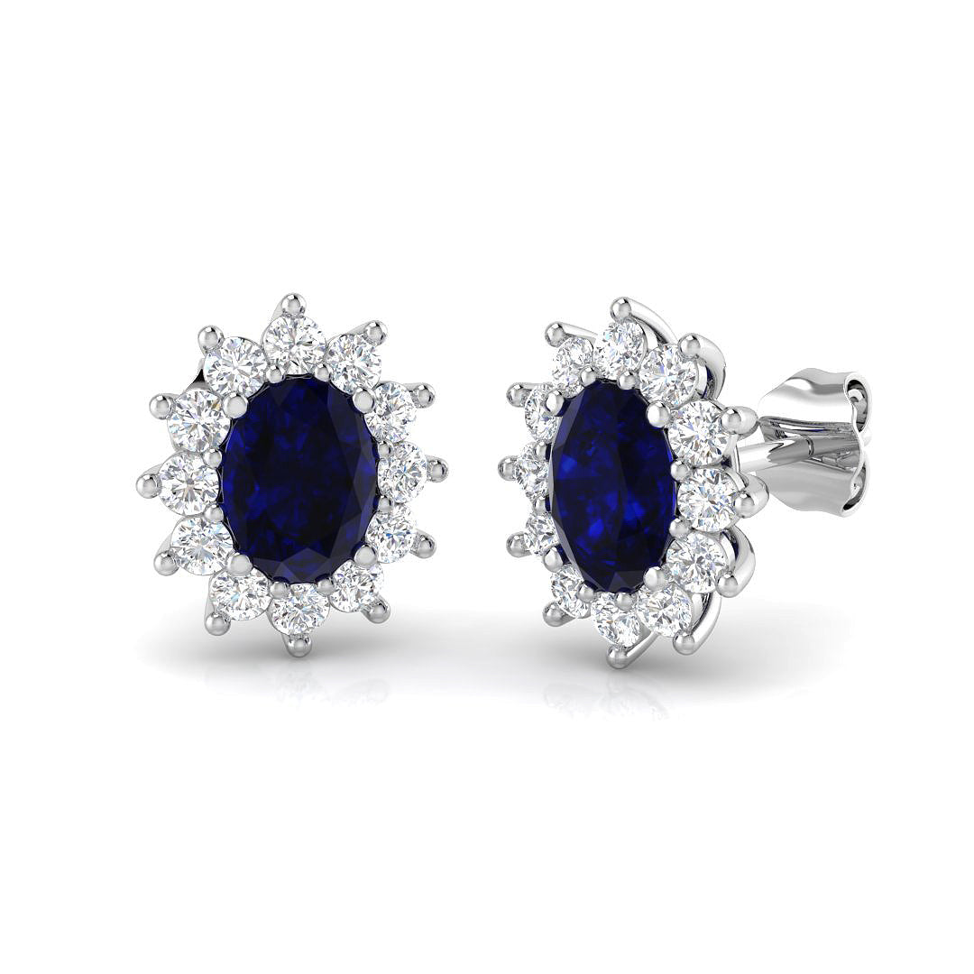 SE4933 — Earrings - 18 KT White Gold