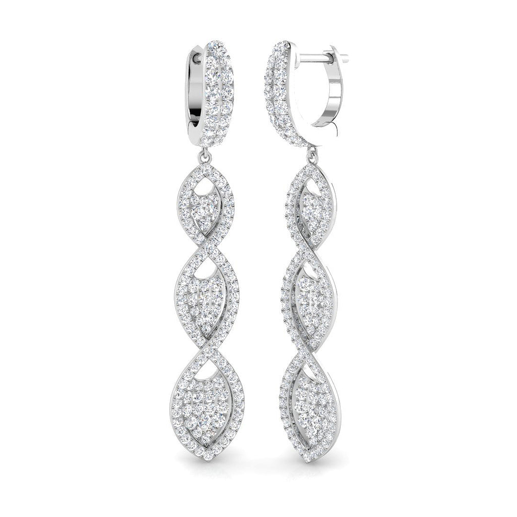SE4937 — Earrings - 9k White Gold