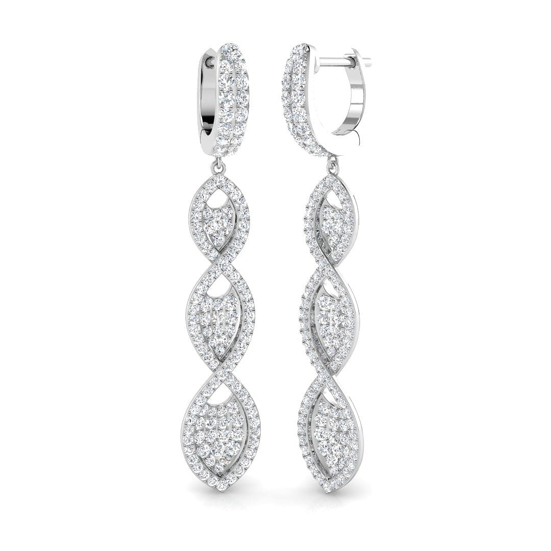 SE4937 — Earrings - 9k White Gold